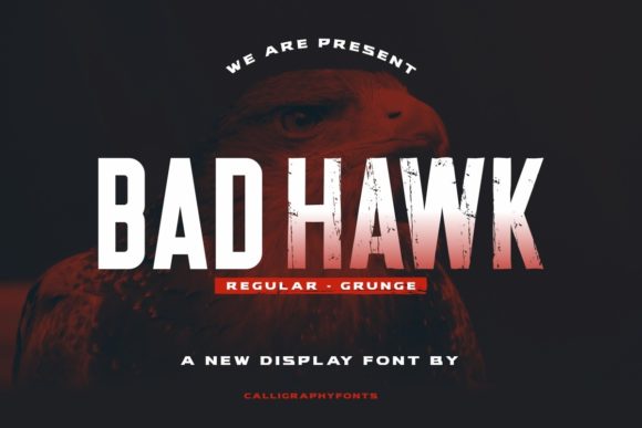 Bad Hawk: Bold Typography for Impactful Design