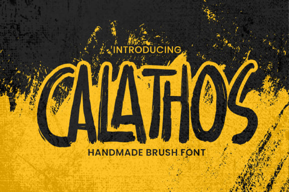 Calathos: A Display Font with Unusually Natural Character