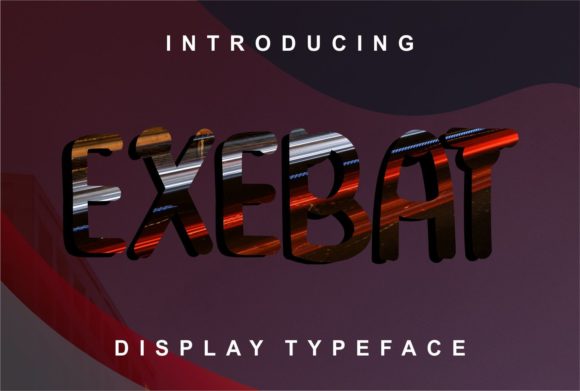 Exabat: The Clean Display Font for Stunning Prints
