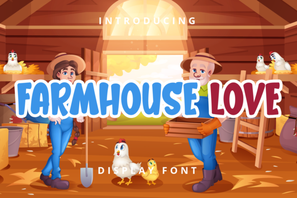 Farmhouse Love: The Playful Font for Authentic Projects