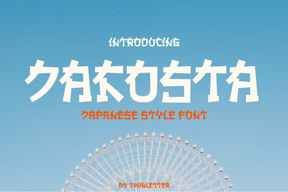 Jakosta: The Japanese-Inspired Display Font That Commands Attention