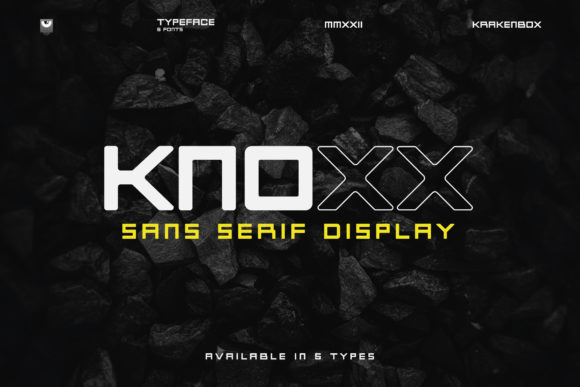 Knoxx: The Bold, Squared Typography That Transforms Modern Crafting
