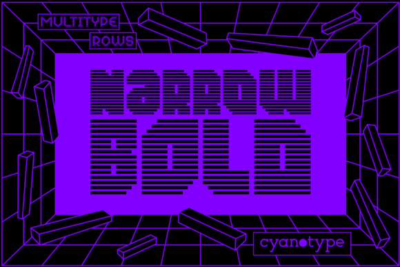 MultiType Rows Narrow Bold: A Strategic Asset for Distinctive Digital Identity