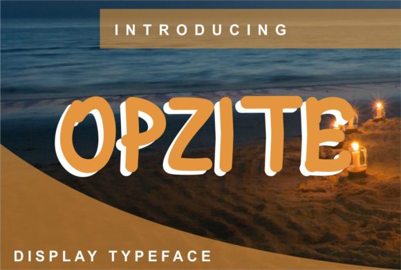 Opzite: The Sharp Display Font That Elevates Your Visual Projects