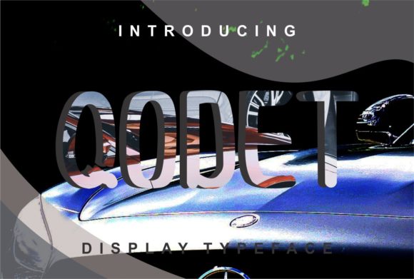Qodet: The Clean Display Font for Stunning Print Designs
