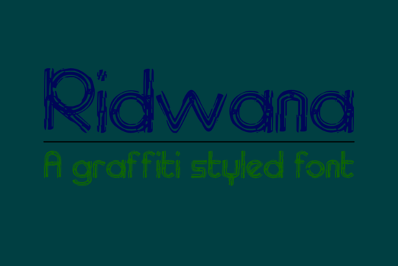 Ridwana Font Evaluation