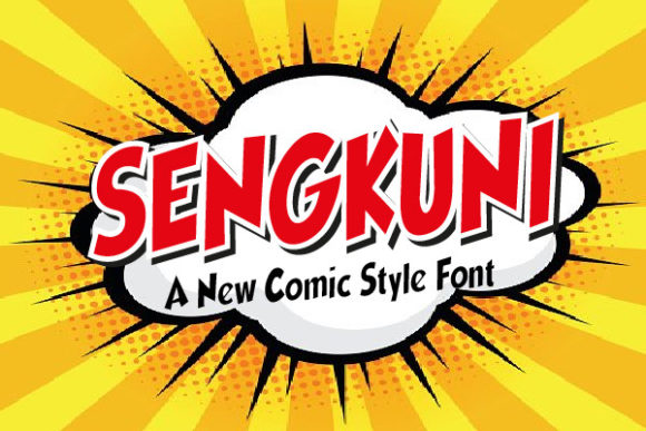 Sengkuni: A Bold Display Font for Impactful Design