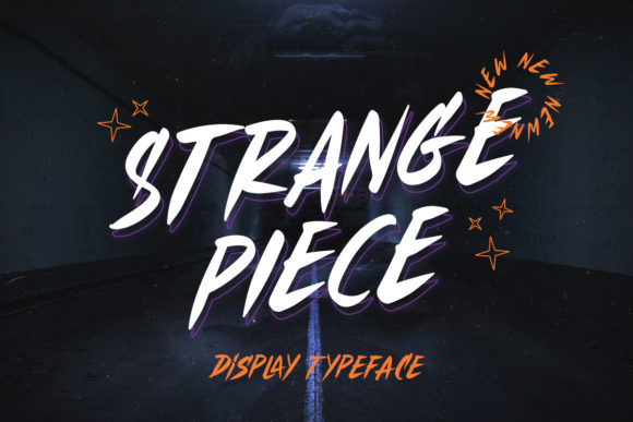 Strange Piece: The Modern Playful Font Redefining Headline Design