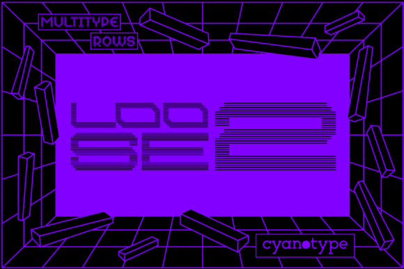 Strategic Typography: Leveraging MultiType Rows Loose 2 for Distinct Brand Identity
