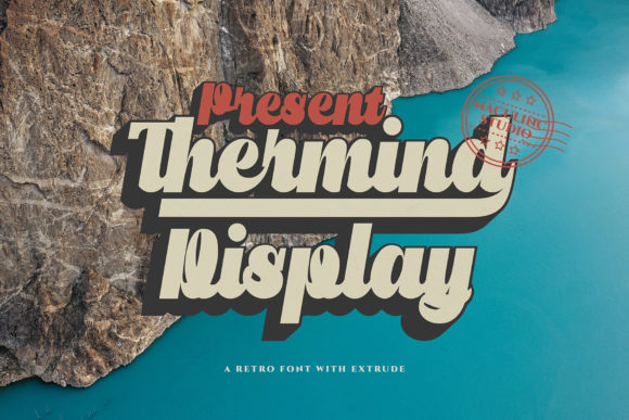 Thermind Display: Bold Angles and Retro Vibes for Your Next Project