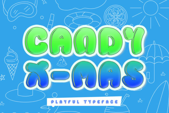 Unleashing Festive Creativity with the Candy X-mas Display Font