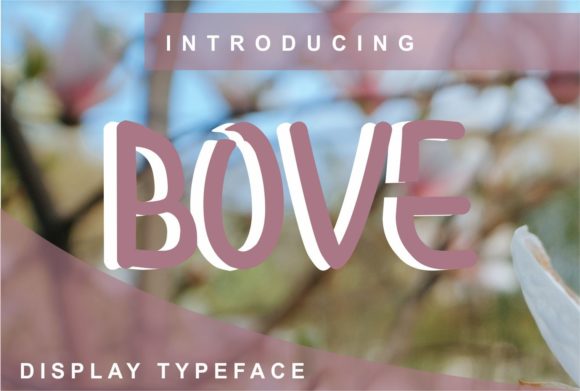 Unlocking Design Potential with the Bove Display Font
