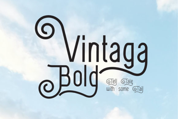 Vintaga Bold: A Retro Display Font for Modern Creators