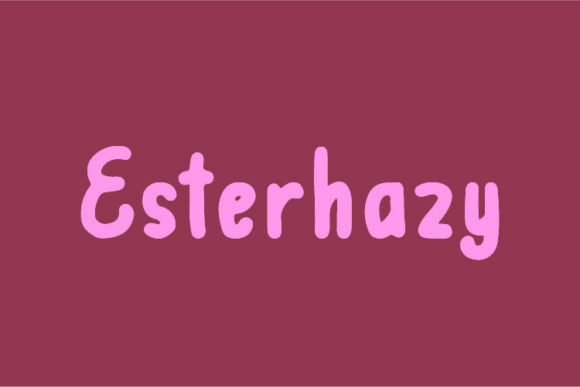 Why Esterhazy Is the Display Font Your Next Project Needs